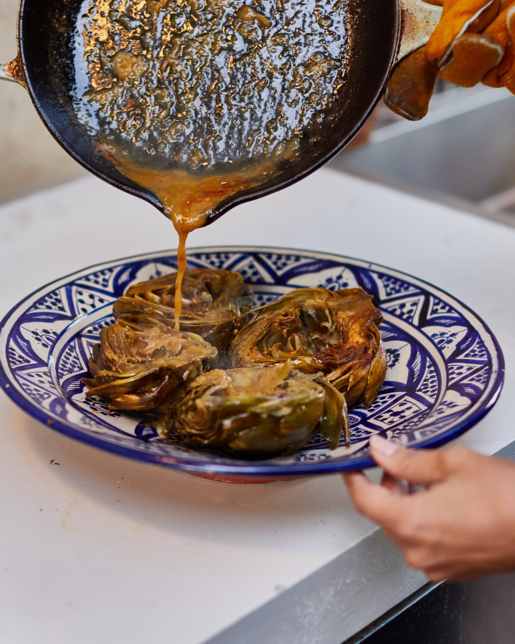 Citronbräserade kronärtskockor!