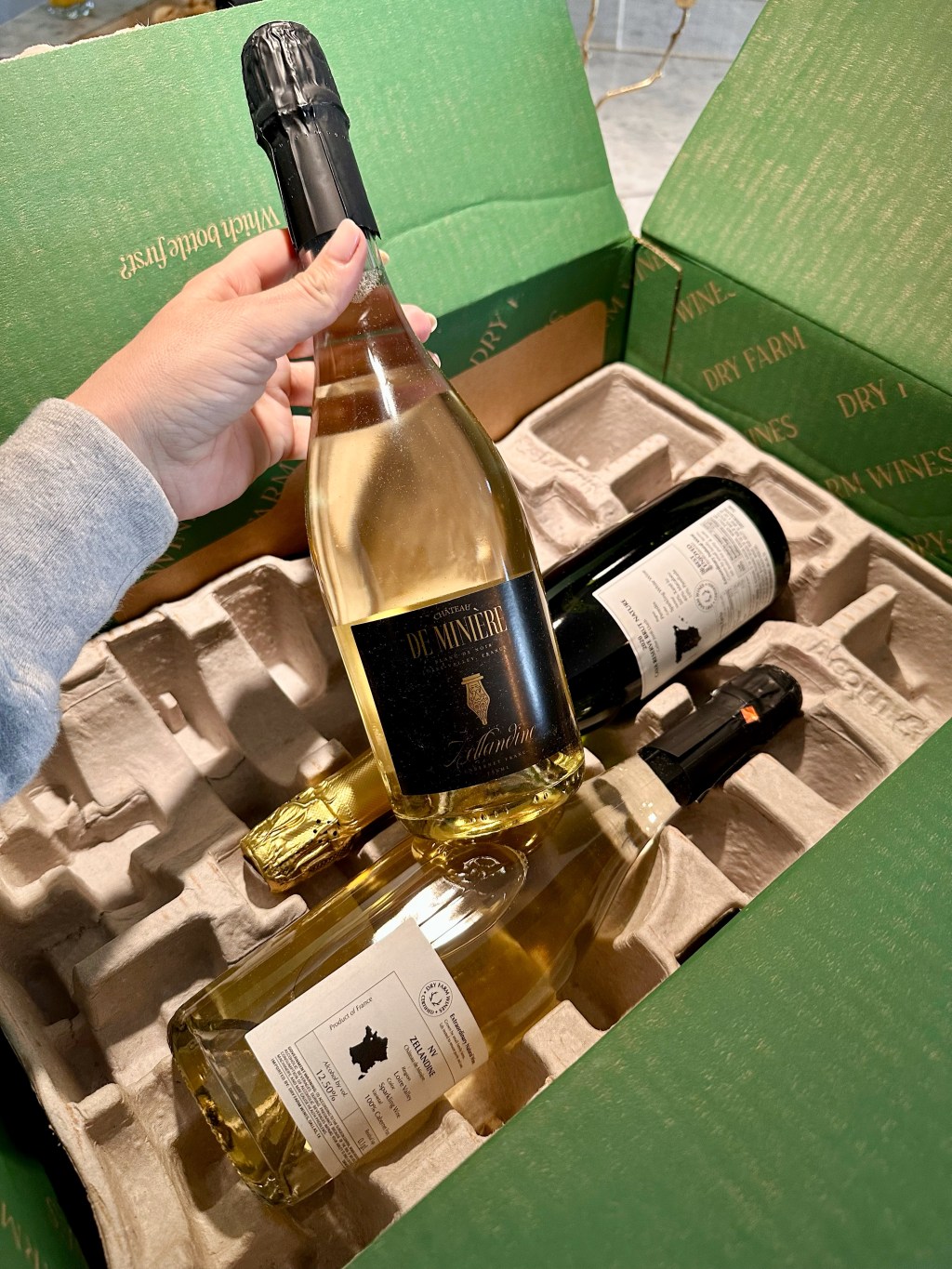 Naturliga, torra och vita